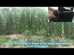 Linterna anti-drones con función de iluminación fuerte