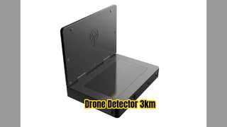Detector de drones liviano con alcance de 3000 m