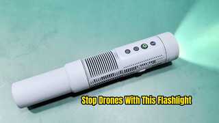 Linterna anti-dron Jammer VBE 4F20 alcance de 300 metros